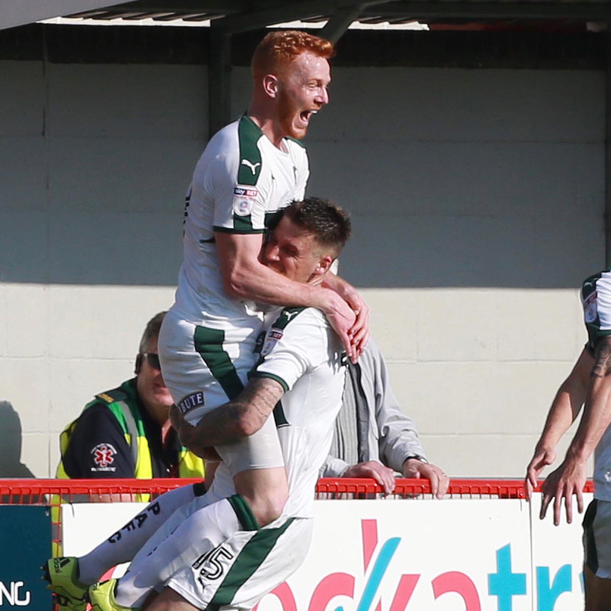 Argyle's tweet photo. We thank our departing Pilgrims for their contributions at Home Park. ๐
#OnceAPilgrim, always a Pilgrim, and their efforts will not be forgotten.
#pafc https://t.co/wOQpETczEi