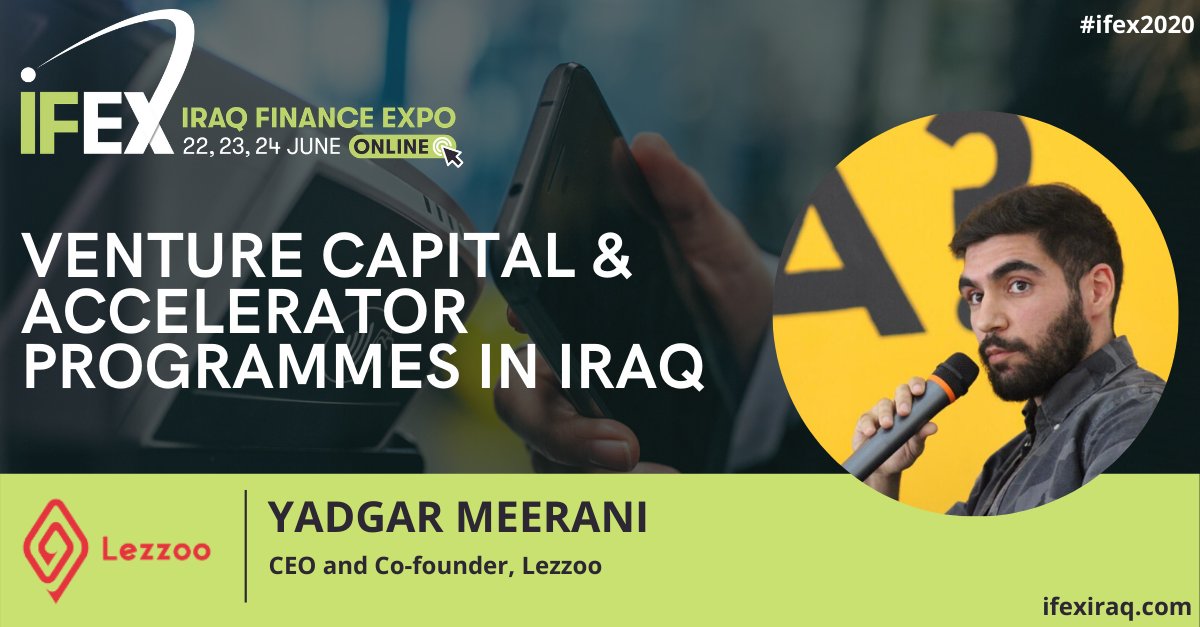 TheIraqBG's tweet photo. We are delighted to announce Yadgar Merani, CEO and Co-founder of Lezzoo will be speaking at The Iraq Finance Expo.  Lezzoo is currently on the path of becoming the super-app of the region.Great to have you onboard Yadgar! https://t.co/1NGwICwTYb