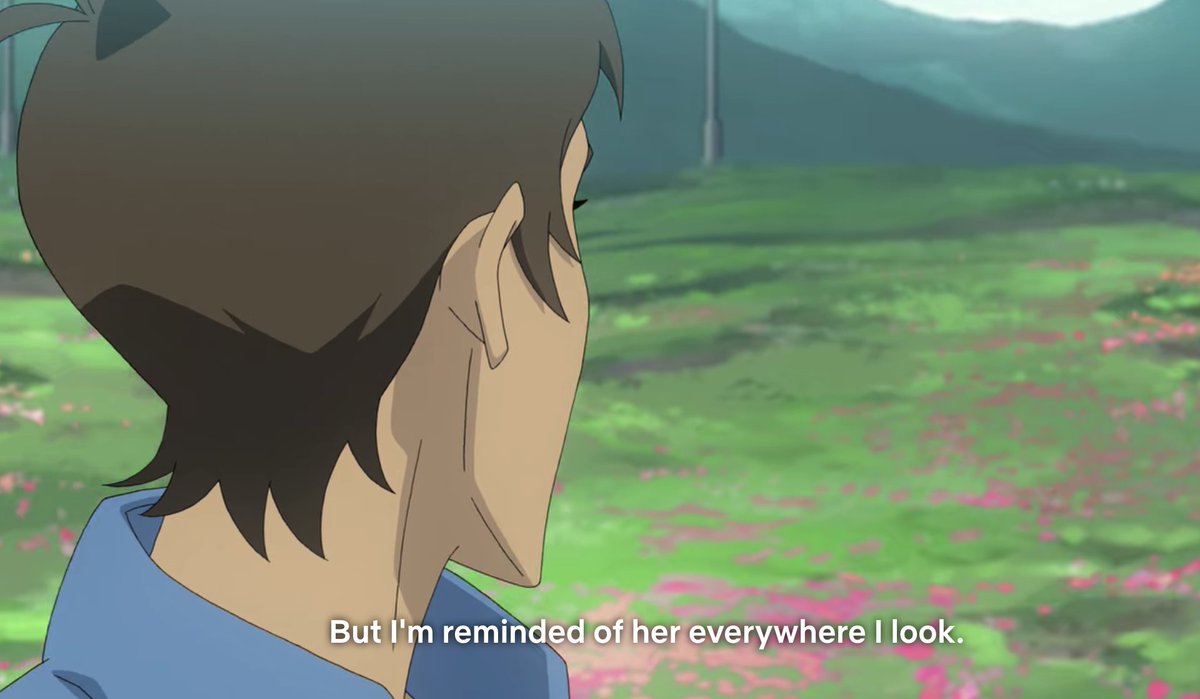 Of course, this wouldn't be a true fridging without the Man Pain. Not only does Allura not get to see her home planet, but her death is also SO sad that Lance is forever ~ changed ~ by it. He grows junniberries on his farm to, idk, remember how little he had in common with her?