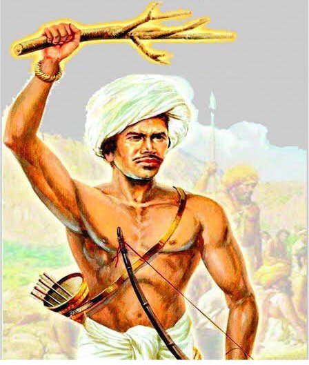 Deepakverma800's tweet photo. On 120th punyatithi of Father of soil "Dharati Abba", I would like to say  "Nowadays we needs thousands of Birsa to fight against the cruel govt and industrialist who desperately want to seize our lands and resources" Fight for your right like Birsa. @ShraddhaKapoor 
#BirsaMunda https://t.co/mHO8nC7oPL