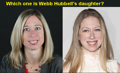 Chelsea Clinton and Rebecca Hubbell, or is it Rebecca Hubbell and Chelsea C...