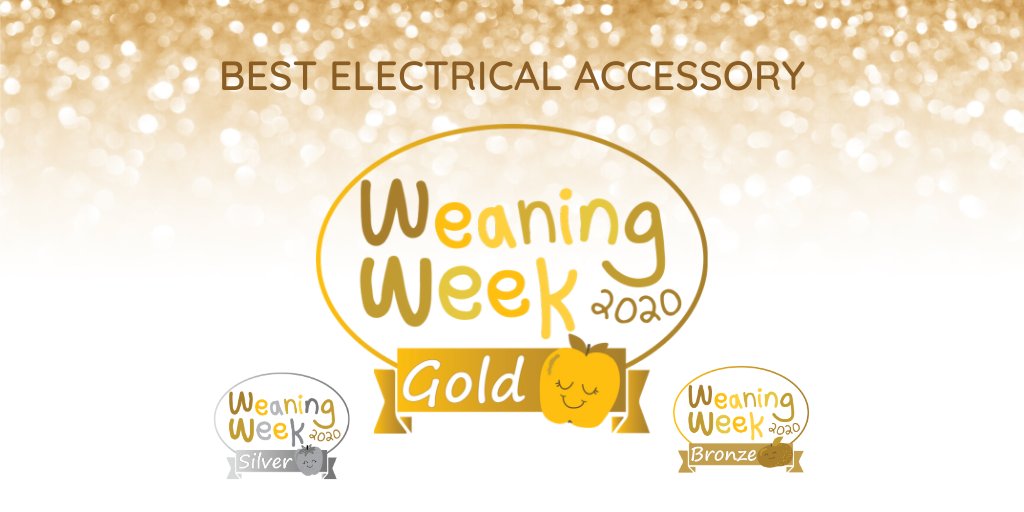 ** 2020 Weaning Week Awards winner - BEST ELECTRICAL ACCESSORY FOR WEANING **

🥇The <a href="/BabymoovUK/">BabymoovUK</a> Nutribaby(+) wins GOLD!
🥈The <a href="/BEABA_UK/">BÉABA UK</a> Babycook wins silver.
🥉Itsy Blitz gets bronze

Congratulations! #awardswinner #weaningweekawards