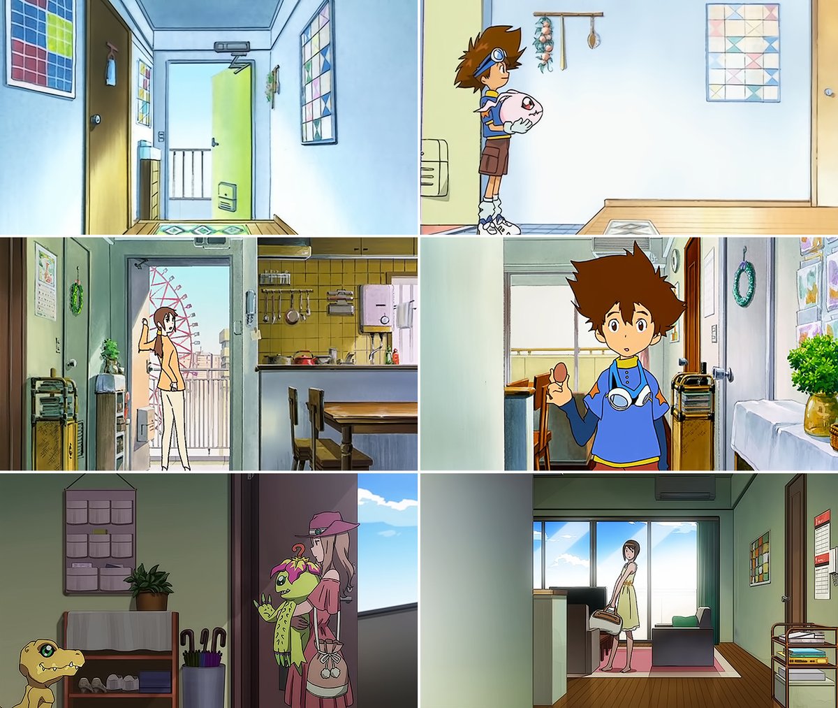 Digimon!!!!♥ on Twitter "Tai and Kari's home over the seasons. 