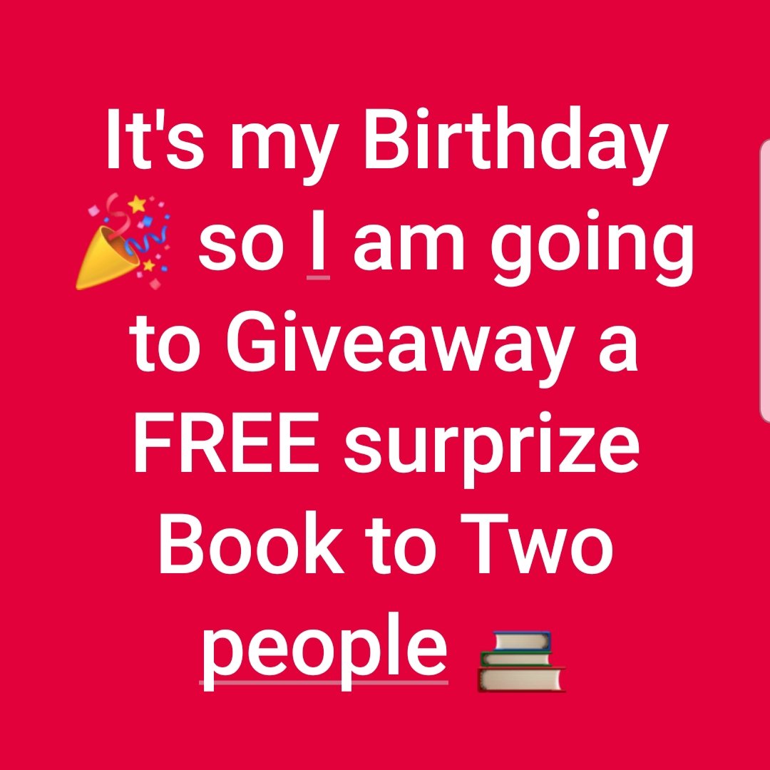 woodbridgebks's tweet photo. *Free Book Giveaway 📚*
It's my 🎉 Birthday 🎉 &amp; I giving away 2 books
1) You must be following 2) you must LIKE &amp; share 3) Say Hi 👇&amp; tell me town you live in (it's fun!)  I will pull 2 names out of hat 10/9, 2 winners receive 1 FREE suprize book 📚 Ends midnight tonight (9th) https://t.co/NdF5OXl6xm
