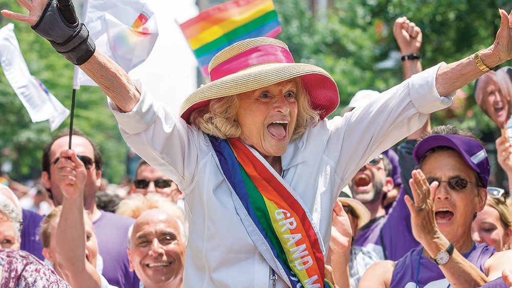 8. Edie Windsor A prominent LGBTQ+ activist, she is well known as the lead plaintiff in the 2013 Supreme Court case United States v. Windsor, which overturned Section 3 of the Defense of Marriage Act and was considered a landmark legal victory for the same-sex marriage movement
