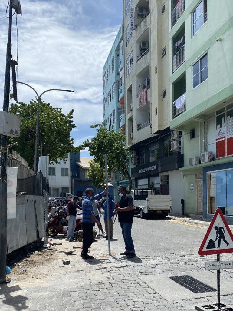 rdcmaldives's tweet photo. After a halt to due to Covid-19, our team is ready to resume work on the Malè city street scaping project.
#TeamRDC https://t.co/CIY6dHdrtO
