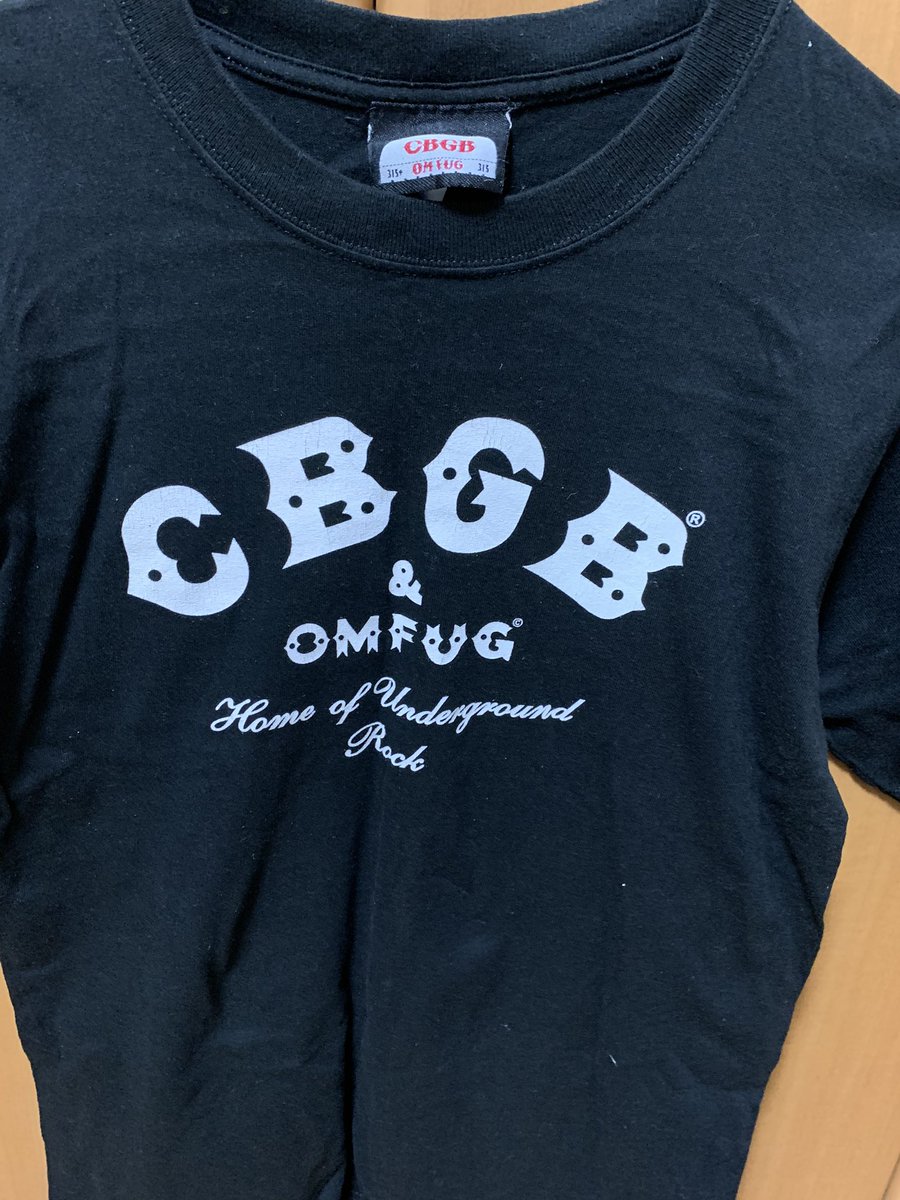 お気に入りT-shirtコレクション⑤】 CBGB 俺が大好きなNYパンクの聖地