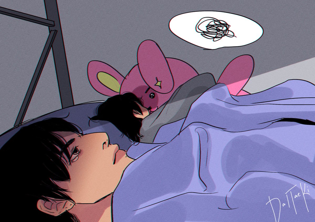 daltaeki's tweet photo. my boyfriend and my oversized plush doll #taekook #ohnocooky https://t.co/BMpnOnMrHp