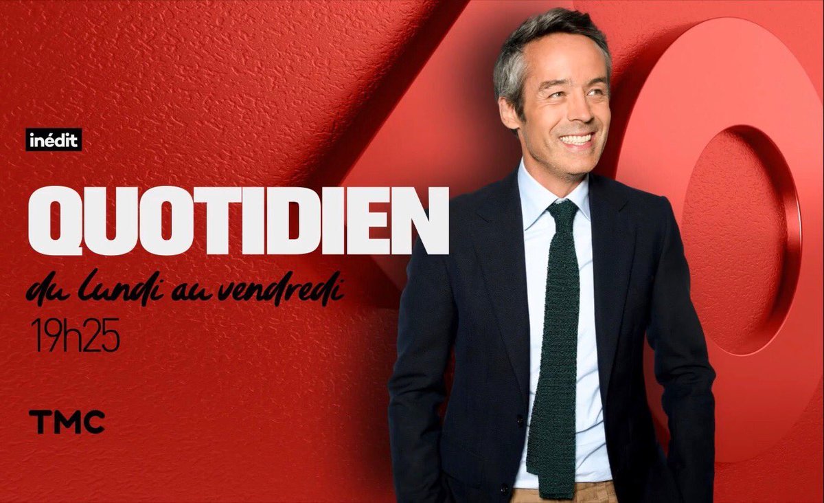 #Audiences
#Quotidien S04E173 avec Naoil @claude_koh et P. Blanchard sur @TMCtv
🔥Record d’audience historique à 2,5 M de Tvsp
🔝Pic à 3,4 M Tvsp
🔥Records historiques auprès des cibles
✅ 18.4% de PdA Ind25/49 a
🏅 2ème Ch Nationale
✅ 18,7% de PdA ICSP+
🏅 2ème Ch Nationale https://t.co/1LCwsTtwUX