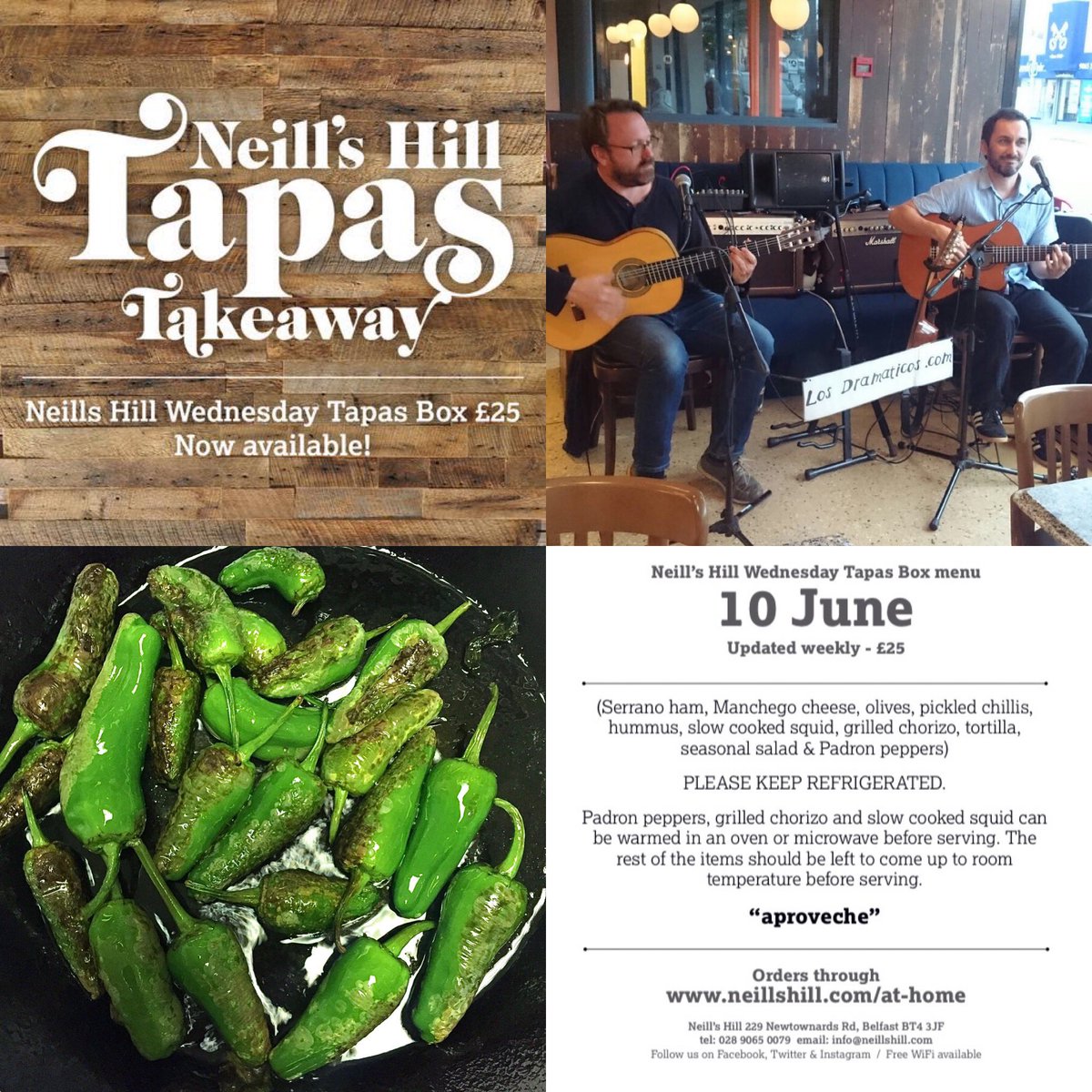 Thinking back to last summer 💭💭

Neill’s Hill Tapas Boxes - Collection Each Wednesday 🇪🇸