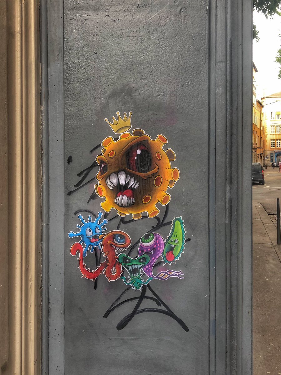 GuideduVoyage's tweet photo. [#streetartlyon / juin 2020] Quel est le roi des virus ? Oeuvre du streetartist 👉 CAP_PHI !
📍Découvert dans le 1er arrondissement de #lyon ! 
#cap_phi #capphi #streetart #illustration #GraffArt #collage #streetartcollage https://t.co/HiYFjeGc8R