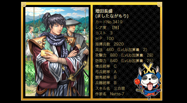 戦国ixa応援のろしさんのツイート スクウェア エニックスのオンラインゲーム 戦国ixa では歴戦の武将や姫達が美麗イラストのカードとして登場 毎月新たなカードも追加されています 6月分で追加された中の一人をご紹介 豊臣政権五奉行のひとり 三白眼であったと