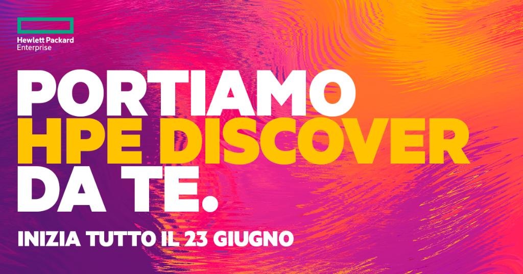 Ora più che mai, la tua organizzazione deve affrontare richieste nuove e impreviste. #HPEDiscover Virtual Experience ti offrirà le informazioni e gli strumenti con cui supportare la tua ripresa oggi per crescere domani. Registrati subito: hpe.to/6015GHkoR