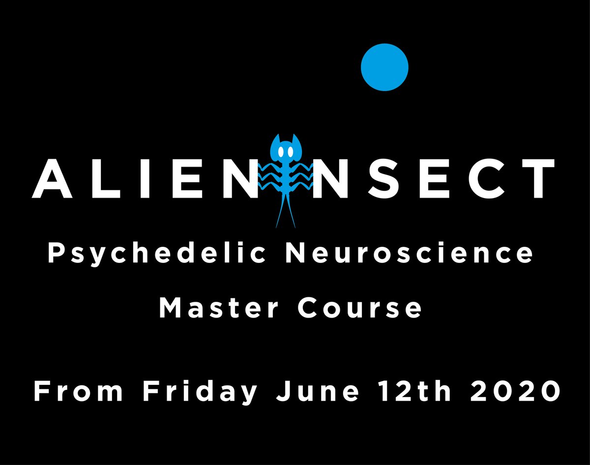 alieninsect's tweet image. My Psychedelic Neuroscience Master Course will begin this Friday June 12th on my YouTube channel: 

youtube.com/c/alieninsect

42 video lessons over 8 units, the most comprehensive account of the neurobiological action of psychedelic molecules on the brain available anywhere...