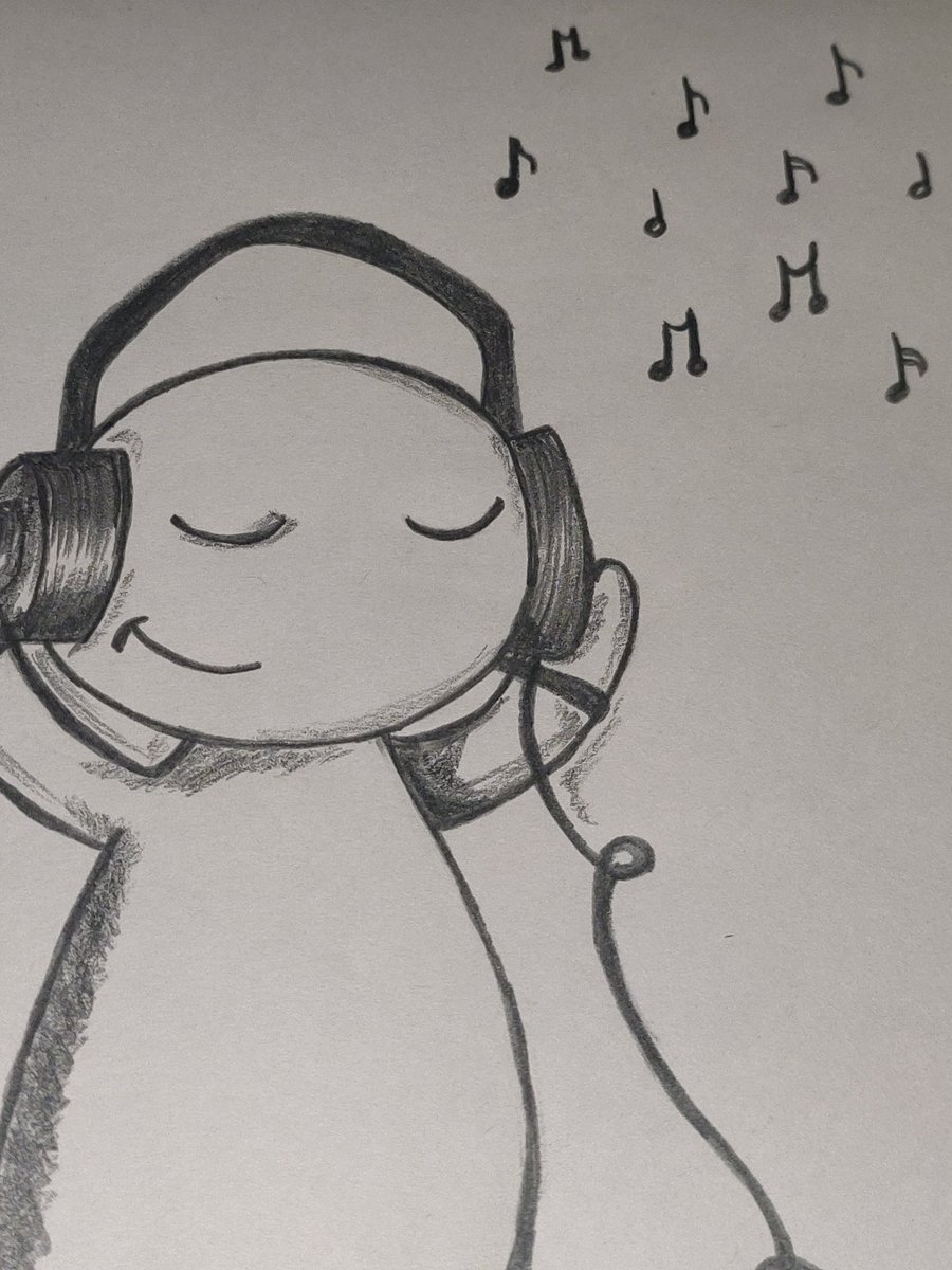 miss_cool07's tweet photo. Listening to music & enjoying it ,is the best part of life ❣️🎶
#made_by_me🙃 #musical_notes🎼 #blacknwhite_sketch🤍🖤 https://t.co/93umm6uNE8