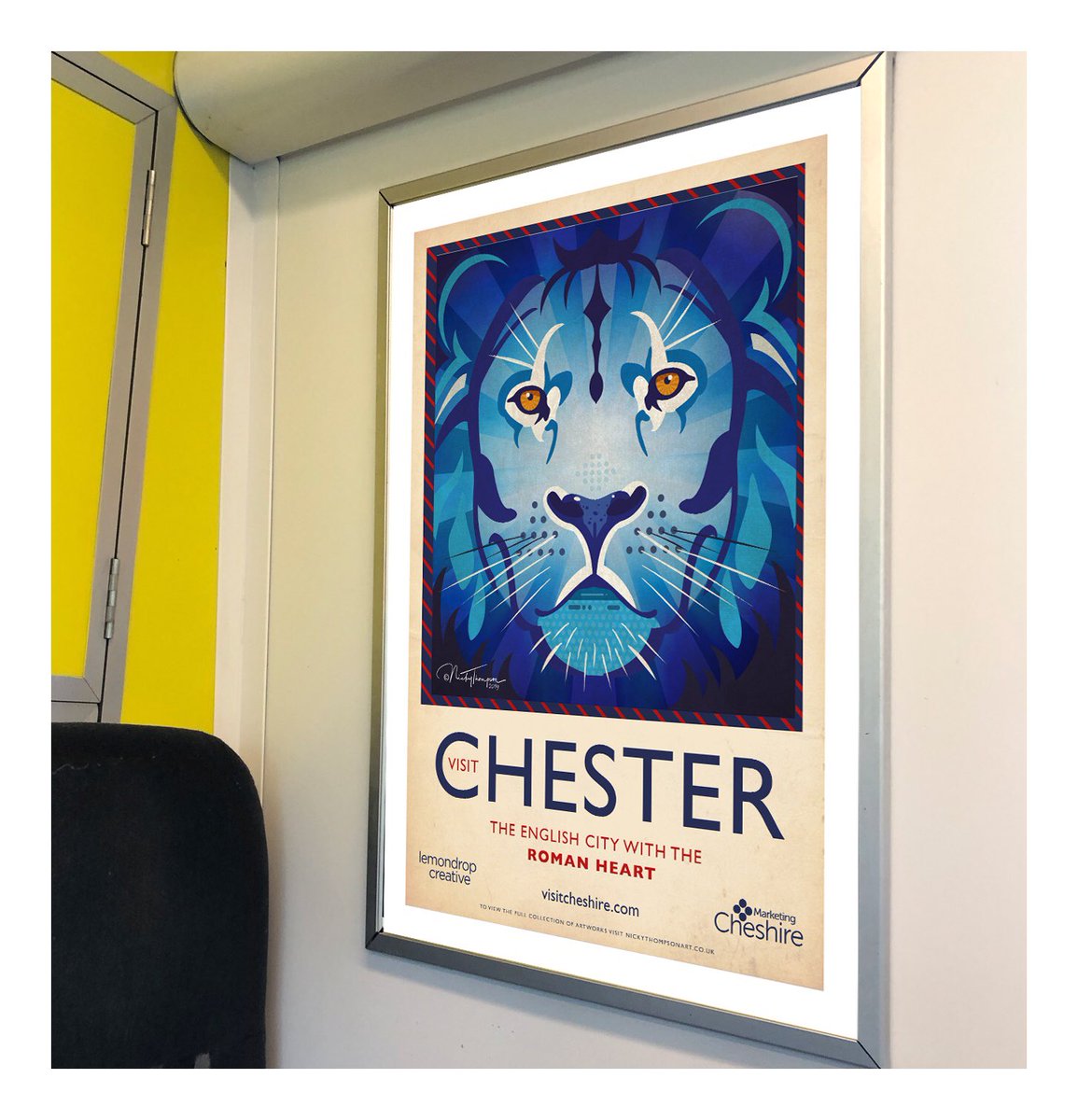 nickythompsona1's tweet photo. Rather than flog them off...I’m thinking it would be nice to keep the 24 framed artworks from the ‘Made in Chester’ show at the Grosvenor Museum together as a permanent collection if I can find the right location...any bright ideas? #chester #madeinchester #chesterart https://t.co/01b3JcUIDY
