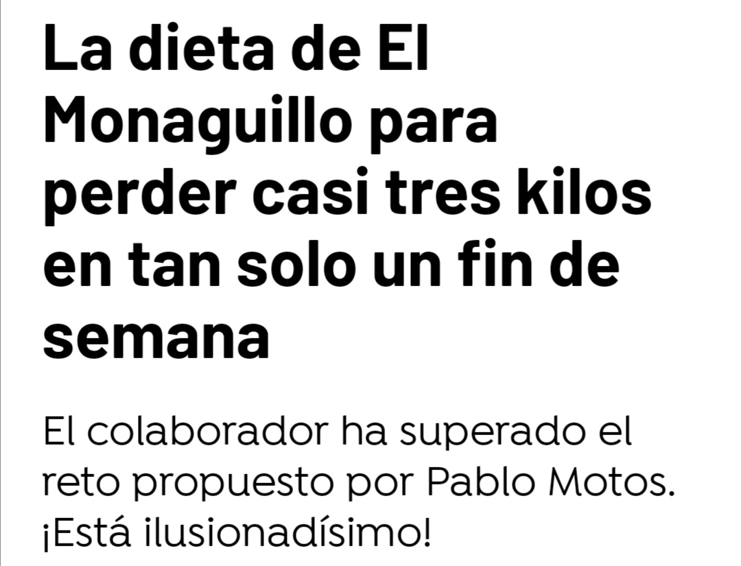 El enfoque ha sido en forma de reto y, como no, centrado en el peso. Es curioso como cuidan los riesgos cuando hacen experimentos, pero que rápido se olvidan de los riesgos de lo que promueven. #TuSaludNoEsUnChallenge #TuSaludNoSeVende