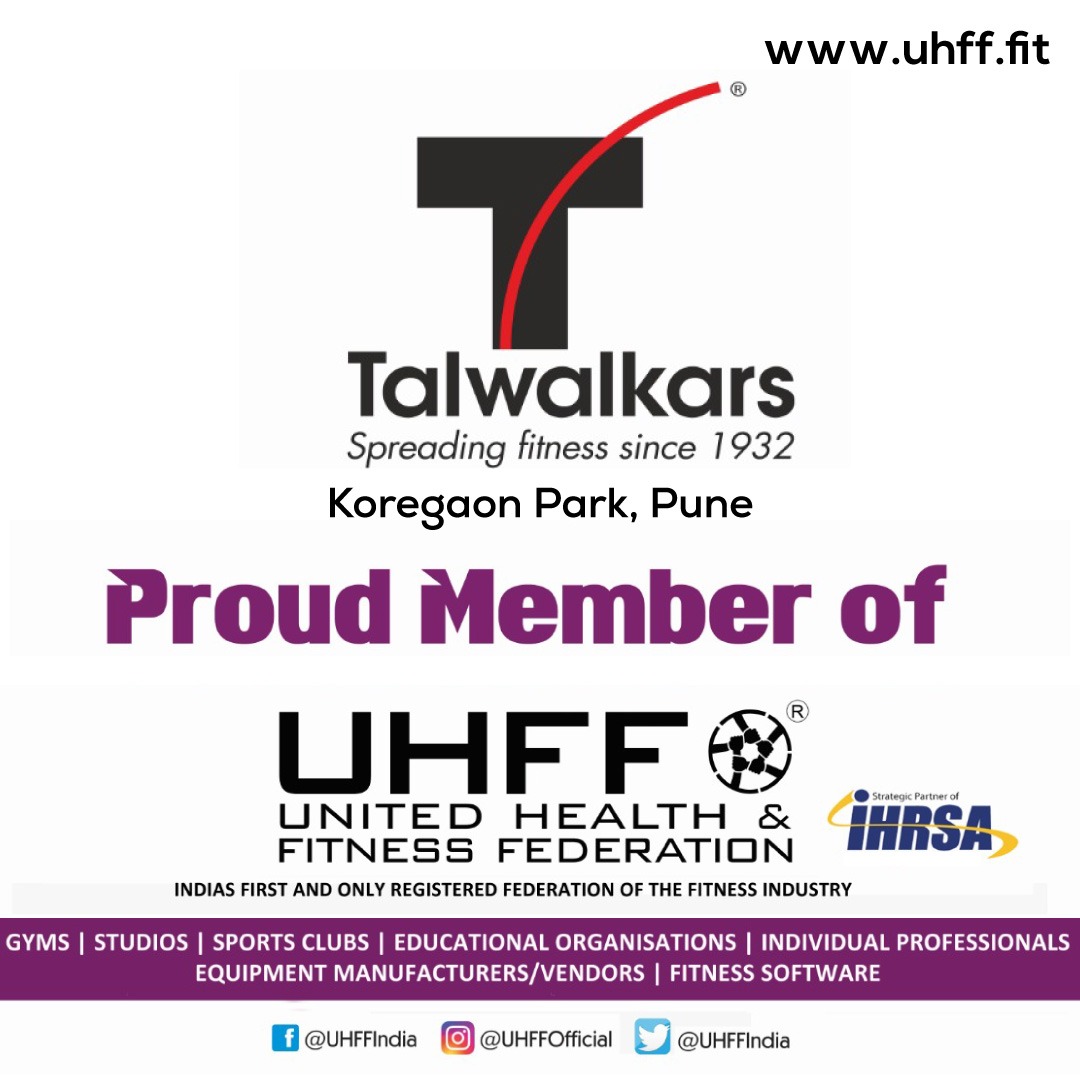 UhffIndia's tweet photo. Talwalkars has been contributing to the health and fitness of lacs of Indians. Talwalkars (Koregaon Park, Pune) is proud to be the member of UHFF, a federation that continues to work towards making India the fittest country in the world!
#UHFF #talwalkars #fitness https://t.co/l1bBCaeeY6