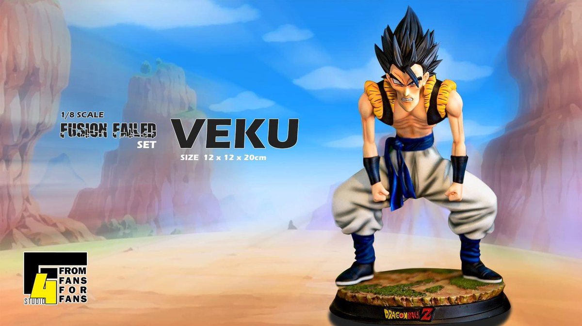 bdzes's tweet photo. 🚨NOVEDADES RESINAS🚨
La compañía #F4Studios saca a la venta las dos figuras de Veku (Gogeta) en sus dos fallidas transformaciones.
185€ ambas (no se venden por separado)
12x12x20 cm https://t.co/tCDoTzRt0N