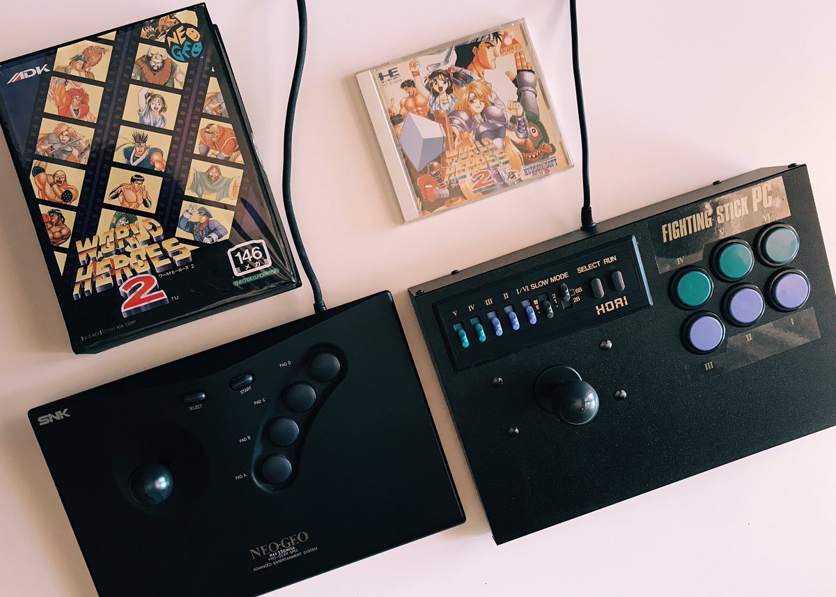 gaindarth's tweet photo. For this #HuCardHuesday I decided to look how good is World Heroes 2 on the PC Engine Arcade CD-ROM² compared to it’s original version on the Neo Geo. 

Well after many many years of playing it I’m still amazed by the quality this port on every single aspect! https://t.co/IJWXAZjDkE