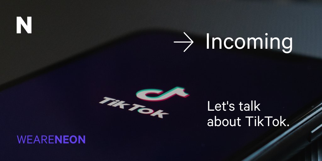 createdbyneon's tweet photo. TikTok is the new cool hangout spot. Does your brand fit in with the scene?

Click on the link ➡️https://t.co/E0iKEYJQ4M ⬅️to read the blog.

#DigitalMarketing #WeAreNeon #SocialMedia #Design #Website #Marketing  #DigitalMarketing #Branding #TikTok #Brands #Company https://t.co/bJglTXuyFM