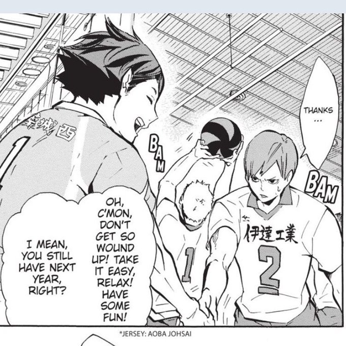 @inarizakisunas pls oikawa flamed futakuchi in like two seconds, ppl rly think his whiny act is for real? 