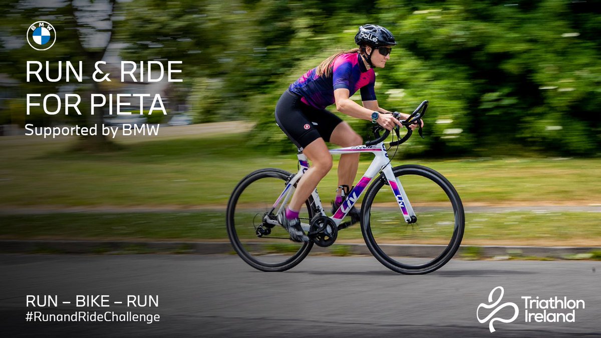 Summer's here and we have the perfect challenge to get it started!💥 

Over the next 6 weeks, 'Run &amp; Ride for Pieta'! With starter and expert challenges each week, all you need is your runners, a bike &amp; a helmet!🏃🏻‍♀️🚴🏻‍♀️

Get signed up: triathlonireland.com/News/2020/Run-…

#RunAndRideChallenge