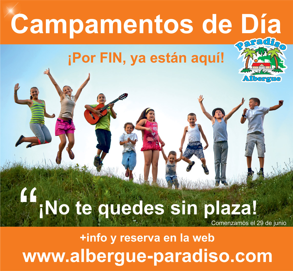 ‼️Por fin están aquí los campamentos de verano‼️
Comenzamos el 29/06. ¡No te quedes sin plazas!
👉albergue-paradiso.com/es/campamento-…

<a href="/AlberguesREAJ/">AlberguesREAJ</a> <a href="/jovenmania/">Jovenmania</a> <a href="/cant_infinita/">Cantabria Infinita</a> <a href="/FranSuances/">Fran G. Gutiérrez</a> <a href="/suancesturismo/">Suances Turismo</a> <a href="/hoytorrelavega/">HoyTorrelavega</a>