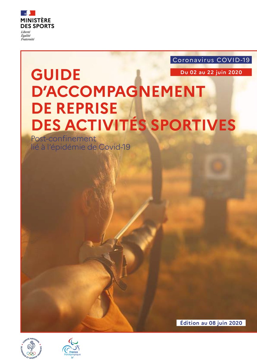 #Fédération
Consultez dès maintenant le guide d'accompagnement de reprise des activités sportives post-confinement, MAJ pour la période du 2 au 22 juin 2020
📘 RDV pages 61 à 66 pour consulter les modalités liées à l'haltérophilie - musculation ➡️ cutt.ly/oyM7s8l
