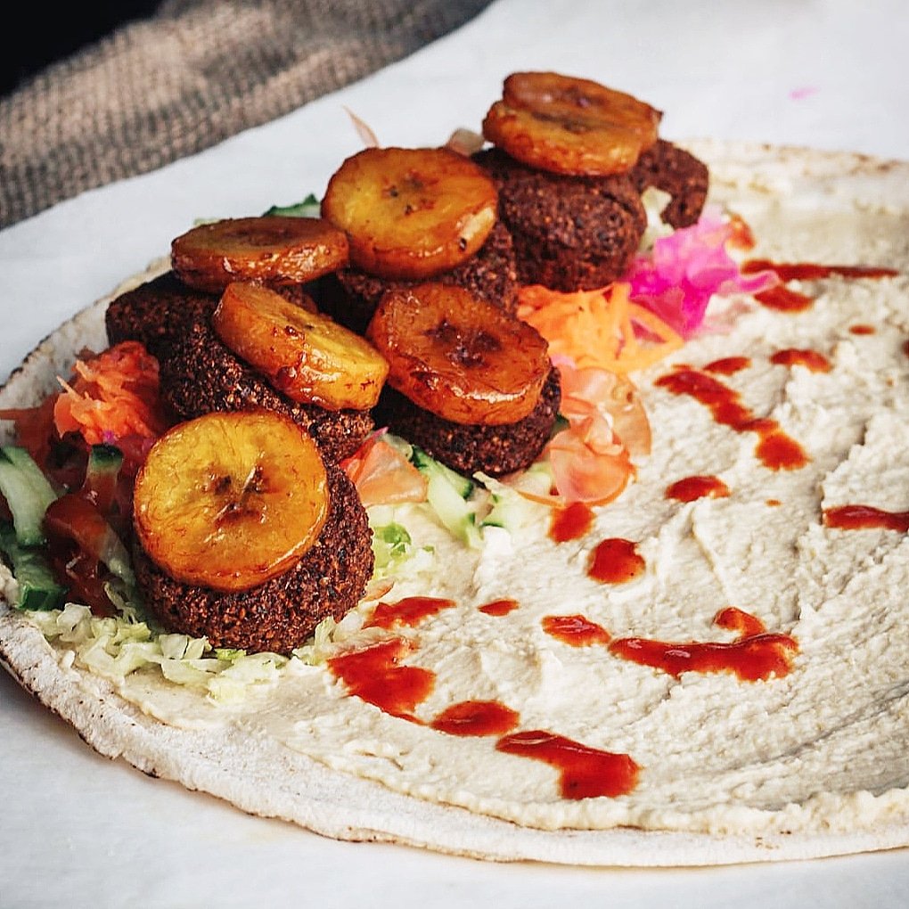 We are BACK!! 
Thursday - Saturday 12noon - 10pm 
Call to order 07985 784 331 
15-16 Lendal Terrace, Clapham SW4 7UX
Click link for full menu 
instagram.com/p/CBLjvYDA_kZ/…
#jerkfalafel 
#plantbased
#Foodie 
Out of Many, One Kitchen 🖤💛💚