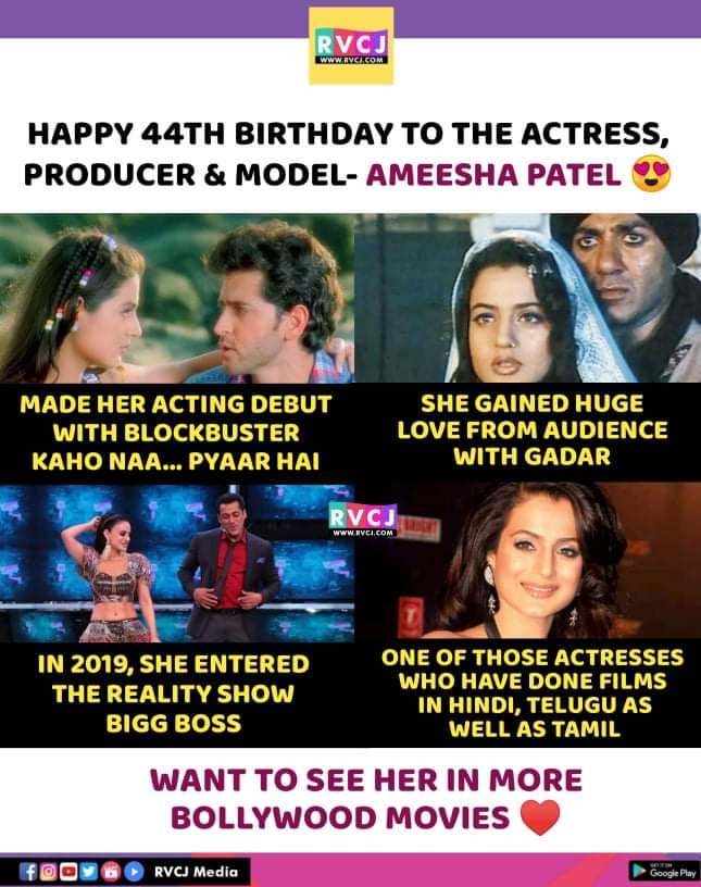 Happy Birthday Ameesha Patel!       