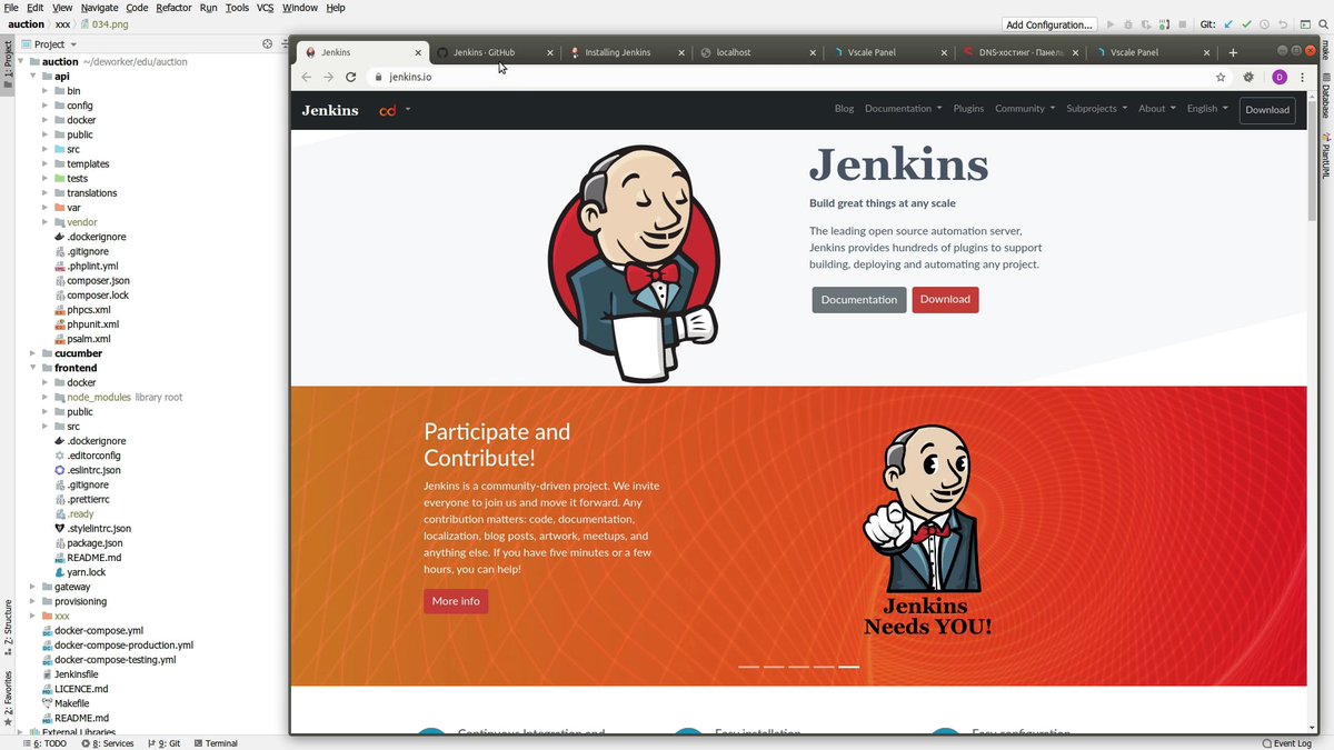 elisdnru's tweet photo. Запилил мегаскринкаст по установке #JenkinsCI с #Docker-блэкджеком и #Ansible-нодами для #PHP-проекта в наш уютный стрим: https://t.co/LF0AxMxIYs https://t.co/5pDJc0AiAV