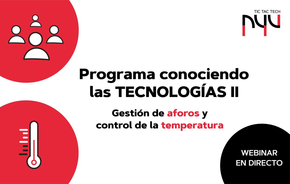 pyv's tweet photo. ¡No te pierdas nuestra segunda sesión sobre nuevas tecnologías de #prevención!

 👉🏽Gestión de aforos y control de temperatura

🔴HOY a las 17:00 PM - #España | 10:00 AM - #México

Te esperamos!! ➡️https://t.co/UoPDIN0o6k

#webinar #controldeaforo #controldetemperatura #Covid_19 https://t.co/21eg0Z4ymi