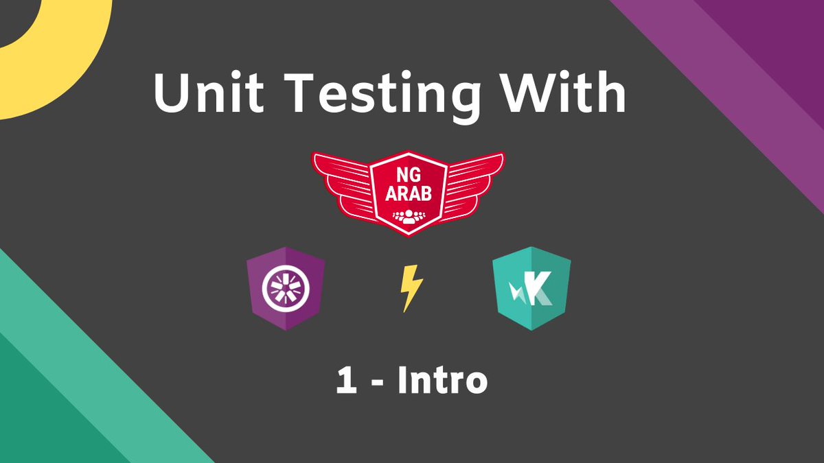 Ng_Arab's tweet image. Be Smart
Do Unit Testing
youtu.be/HBaid2cPT98

#Angular #Unit_Testing #Ng_Arab