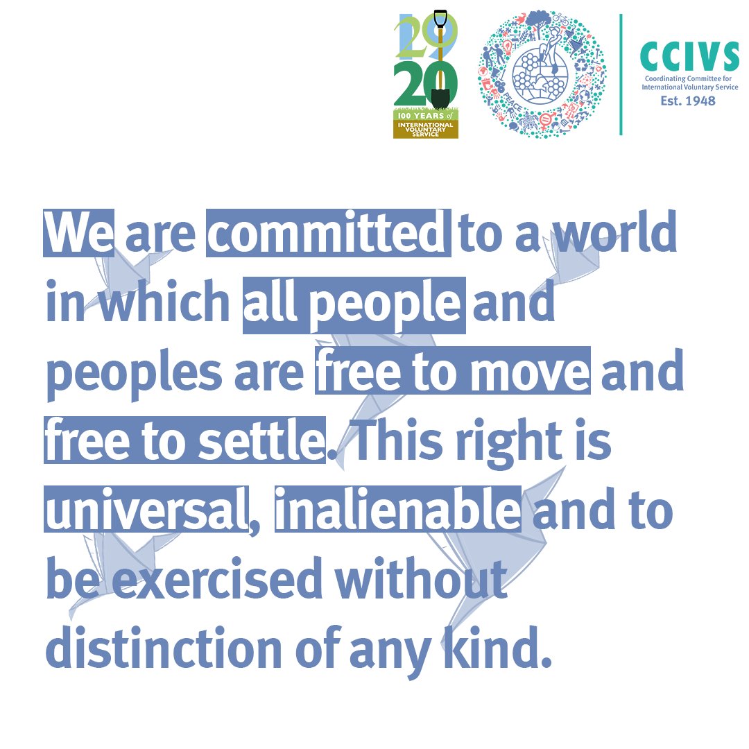 ccivs_volunteer's tweet photo. The key objective of all IVS organisations is to strive for a healthy and sustainable world in which fairly shared resources and social justice lead towards the development of communities living in harmony and solidarity.
#100yearsofIVS #freedomofmovement #RaisingPeace https://t.co/4yGbqWaNzt