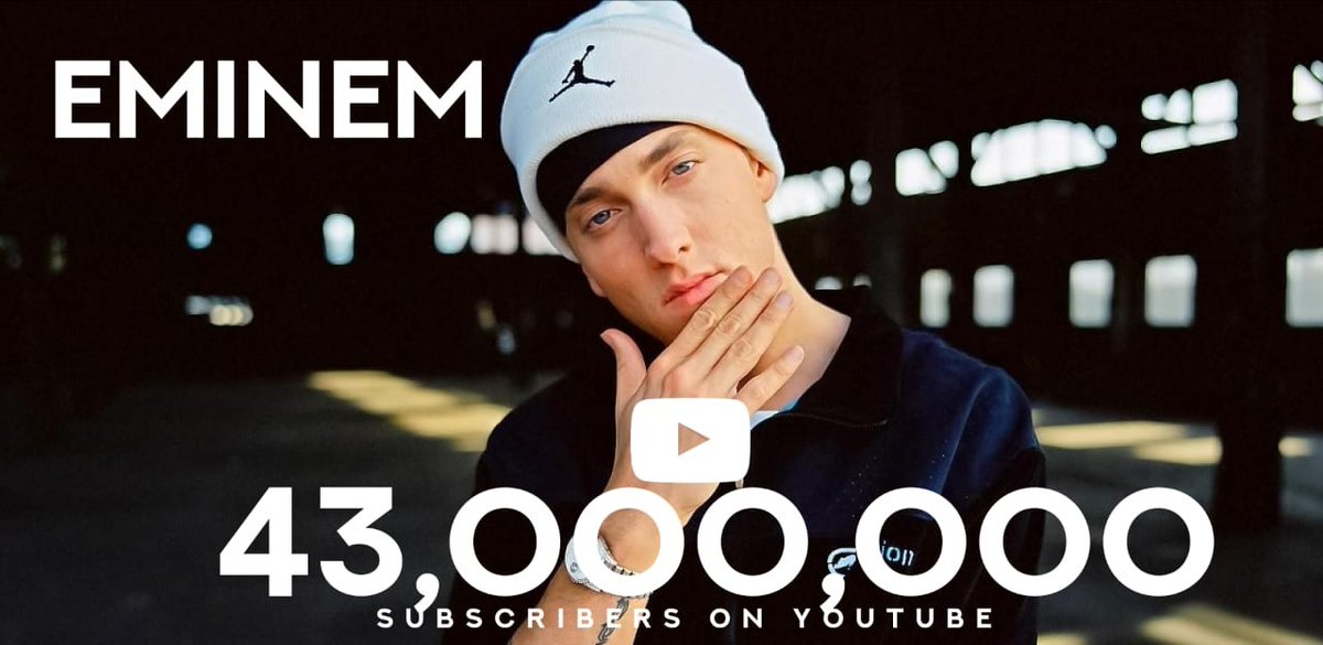 Eminem Youtube'da 43 Milyon Aboneyi geçti. Eminem platformdaki en çok abonesi olan 4. Sanatçı.

#UlusuBezdiris #Ayasofya #aybukeyalcin #tekyetkivethekimlerindir #kargodagidakotasikalksin #CanYaman #coronavirus #KahrolsunPKK #Covid_19 #Eminem #RapGod #rap #Spotify #Youtube #rapper