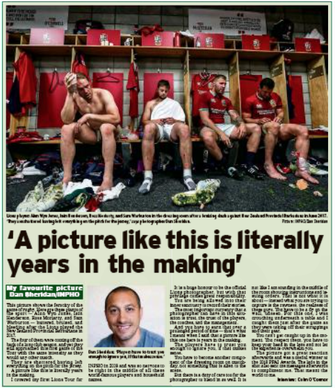 Inphosports's tweet photo. A great and interesting read in today's @irishexaminer of @DanSheridan2012's super picture from the @lionsofficial Tour to New Zealand in 2017! https://t.co/irTiDwCoSh