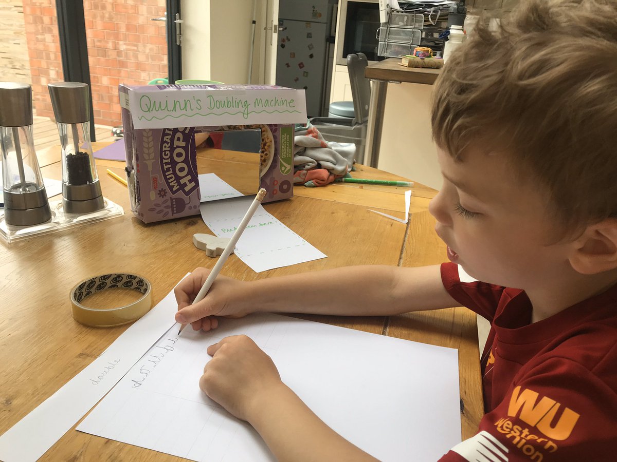 SELeadbetter's tweet photo. @TyntesfieldHR we’ve made a doubling machine for today’s maths... https://t.co/ZNmoDCZsv5