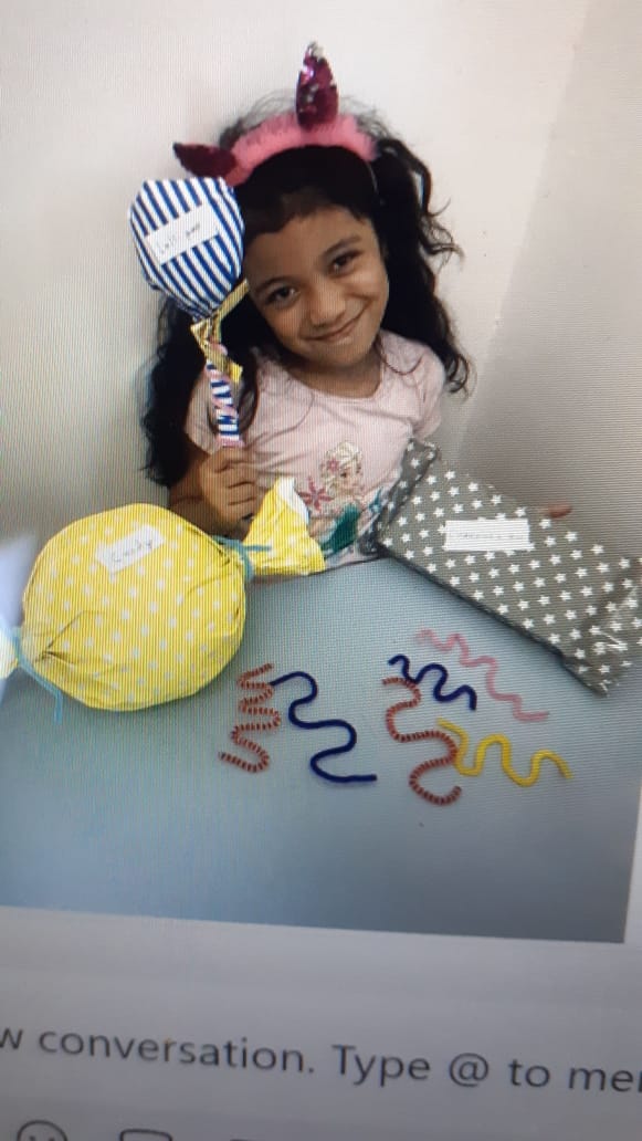 ruksi62's tweet photo. It's a candy deluge! Yr 1 showcasing Charlie and the chocolate factory with their candies in mixed media.Who said too much of sweet is not good??
#pblremotelearning
#gemsinitogether
@official_TWS @HeadmasterCarl @TwsVijaya @ChandaUpreti26 https://t.co/MgW3izCw1m