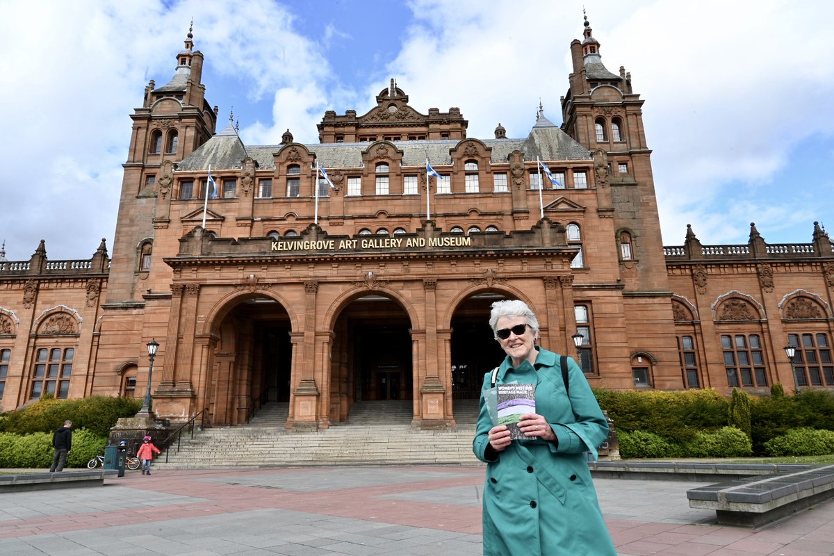 Ornate red sandstone entran...