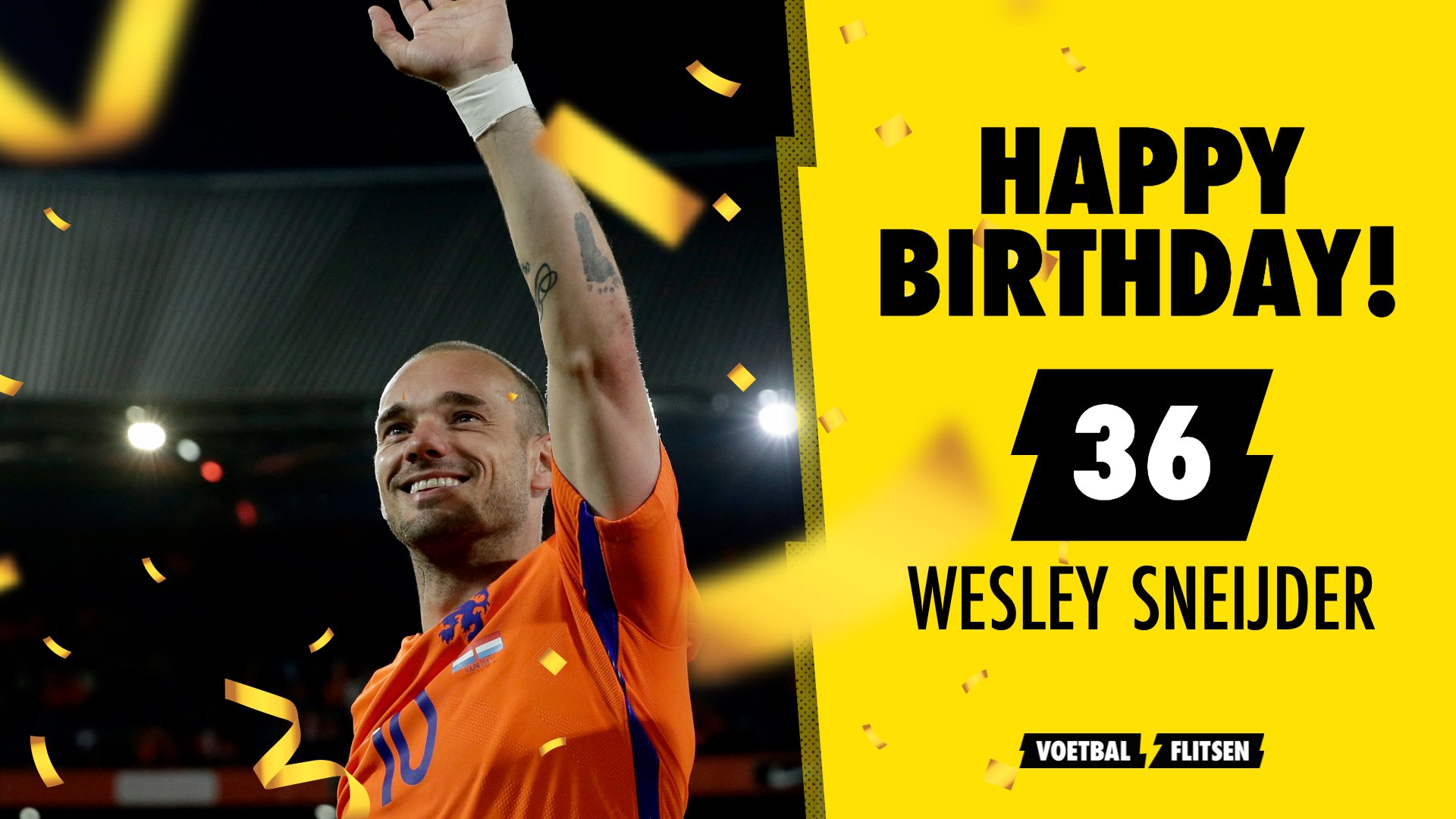 Happy birthday Wesley Sneijder 