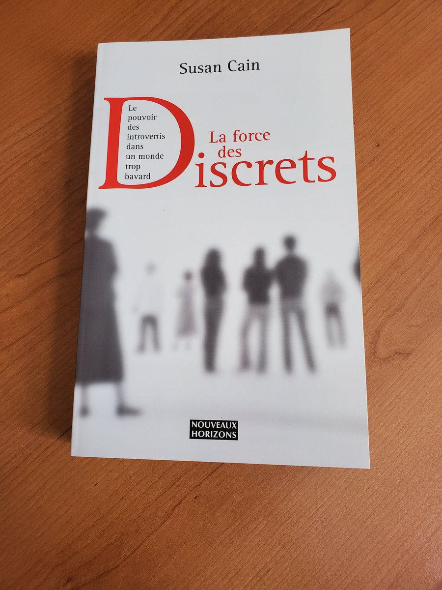 "Les introvertis vivant dans le monde de l'Idéal extraverti sont comme des femmes dans un monde d'hommes, bafoués pour un trait de caractère indissociable de leur identité profonde."

#livre #LecteurNH 
5.000 frs
+225 03 46 46 16 /  59 96 96 97