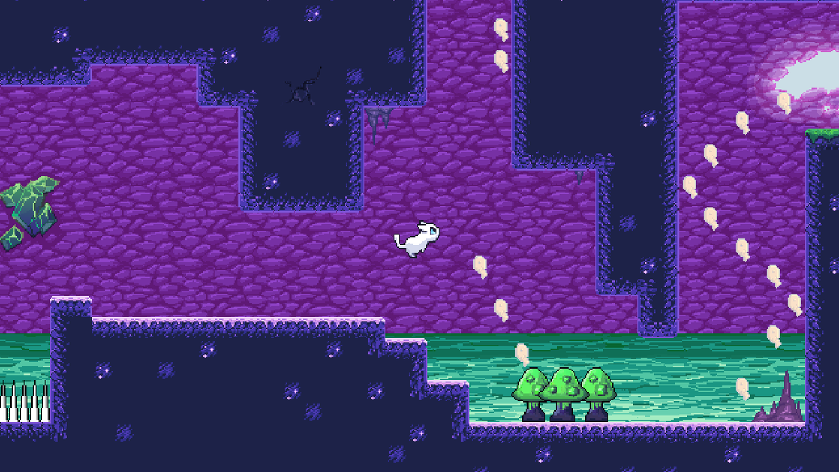 itchio's tweet photo. Bubbles the Cat: Leap, blast and bob your way through over a hundred levels of cute platforming action in BUBBLES THE CAT!

https://t.co/m8gvw2uL65 by @TeamCatsNBears https://t.co/AbvYpClhgY