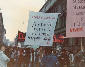 per esempio il CLI: Collegamento lesbiche italiane, collettivo nato nel 1985