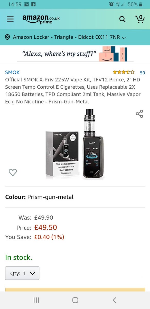 Edd_Ransom's tweet photo. @amazon Hi Amazon, how do I return a vape machine that has just overheated, melted inside and now doesn't work? I don't have the original box though. Bought it on 22nd May!! Many thanks https://t.co/b45EBUIJpL https://t.co/TpQCioSoIP
