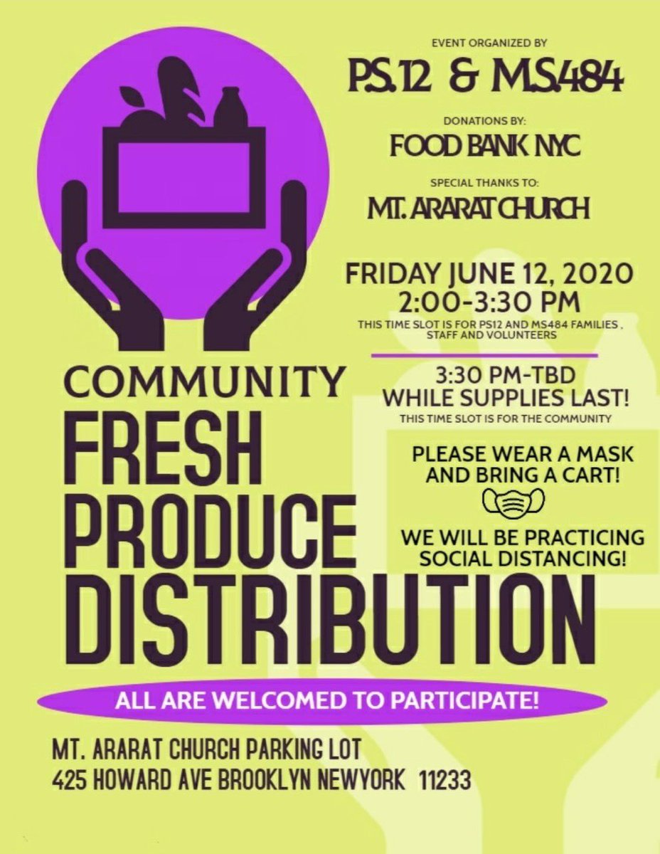 Love to see the schools of <a href="/CSD17NYC/">District 17</a> helping to lift each other up during this time! This is what it’s all about! Thank you <a href="/A01141995/">M.S. 484 RELC</a> and <a href="/PS12brooklyn/">Public School 12</a> for organizing this thoughtful contribution to help the families of our community. <a href="/IClarenceEllis/">Clarence Ellis, Ed.D.</a> <a href="/SheneanL/">Shenean Lindsay</a> #D17isRISING