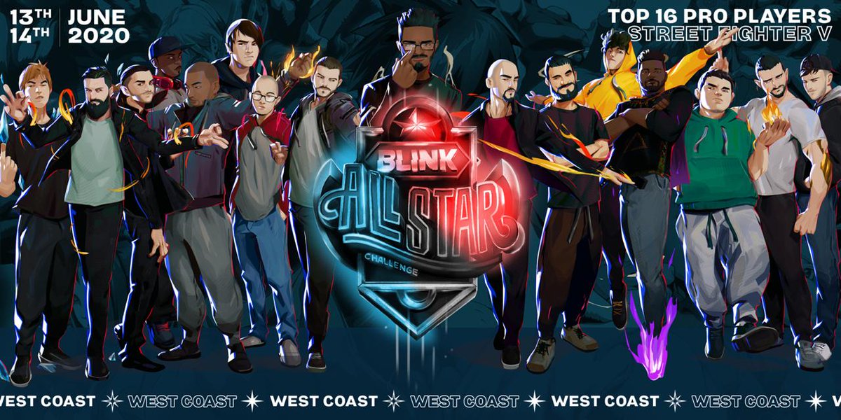 We're back! 

The top 16 pro players on the West Coast will face off in this edition of the Blink All Star Challenge 👊🏼

@ifcyipes and @tasty_steve back on the call 🔥

Don't miss this! June 13th and 14th

#BlinkAllStar #BlinkEsports