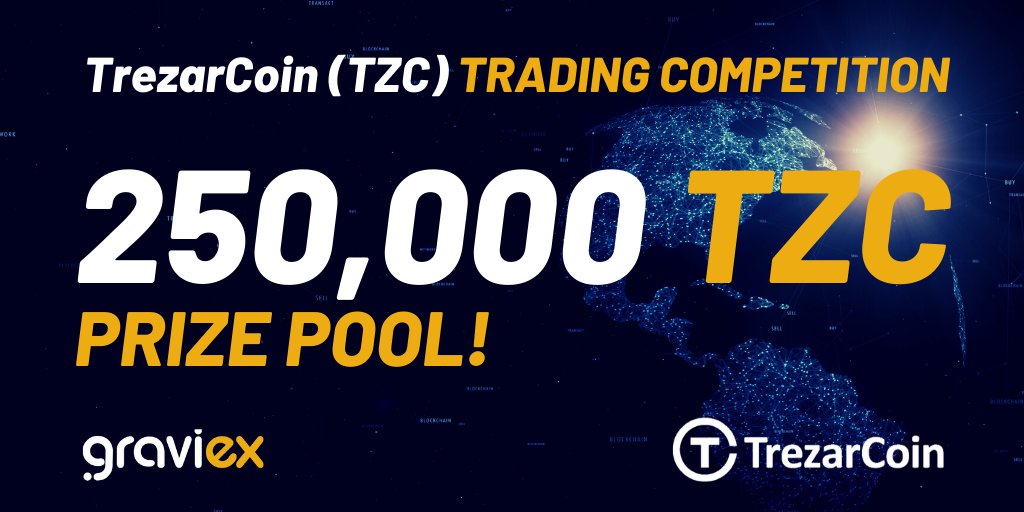 TrezarCoin's tweet image. Attention Traders! 💰

Trezarcoin ✖️Graviex Trading Contest 🔥
@graviex_net 

Top 5 Traders over the next 7 days will be rewarded!

graviex.net/markets/tzcbtc

1st: 100,000 TZC
2nd: 75,000 TZC
3rd: 37,500 TZC
4th: 25,000 TZC
5th: 12,500 TZC

#Trezarcoin

@coinkit_ mon 5.5 1500 $TZC