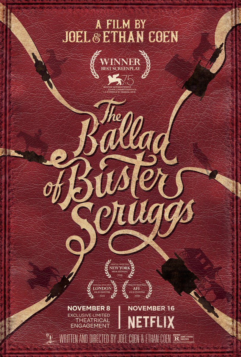 The Ballad of Buster Scruggs 4.2/10I'm trying to give the Coen Brothers a chance!