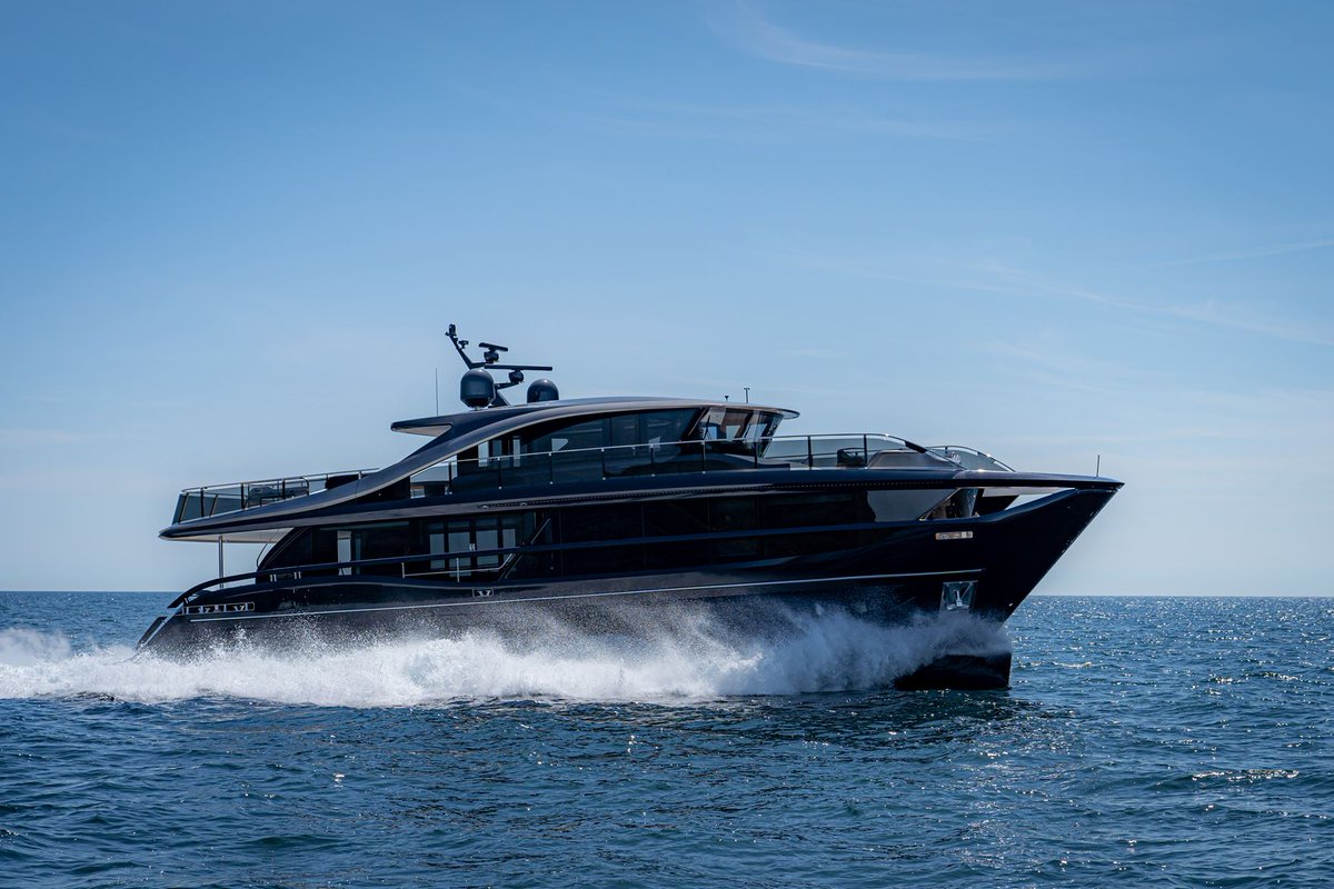 PYMonaco's tweet photo. Impossible to get enough of the behind the scene images of the first ever Princess X95, captured on her latest sea trial which took place in Plymouth, UK this week.
https://t.co/6i178Uz9VP
#princessyachtsmonaco #princessyachts #princessX95 #superfly #experiencetheexcceptional https://t.co/hEZuhBxJZv